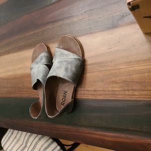 Roan by Bed Stu Irie slip on sandal, Gray, Size 7.5